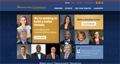 Desktop Screenshot of nvsenatedems.com